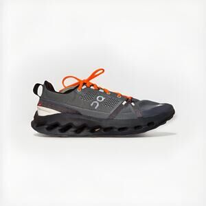 On Cloudsurfer Trail Mens Size 10.5 Eclipse Black Gray Running Trail Shoes